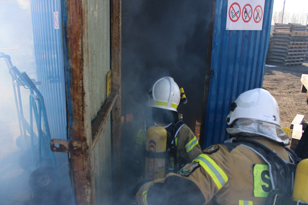 Piekary Śl. Ćwiczenia  w zakładzie Cobra Europa