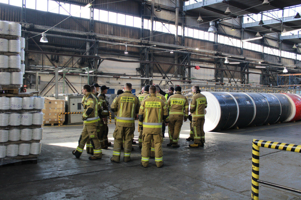 Piekary Śl. Ćwiczenia  w zakładzie Cobra Europa
