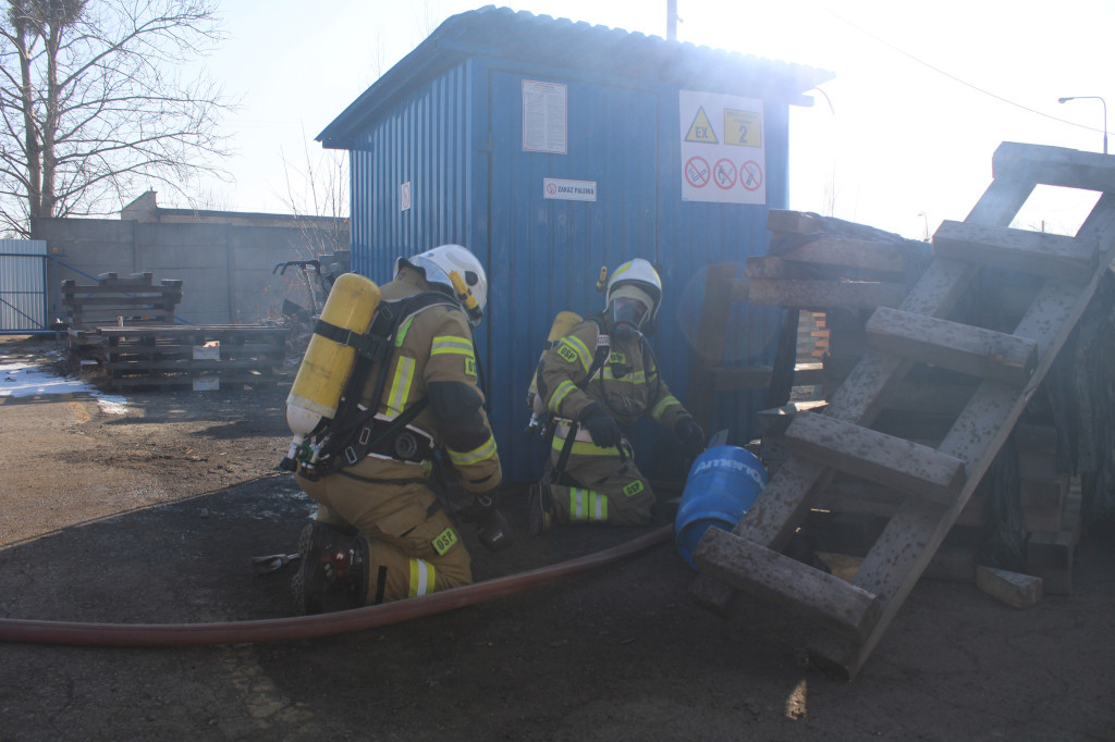 Piekary Śl. Ćwiczenia  w zakładzie Cobra Europa