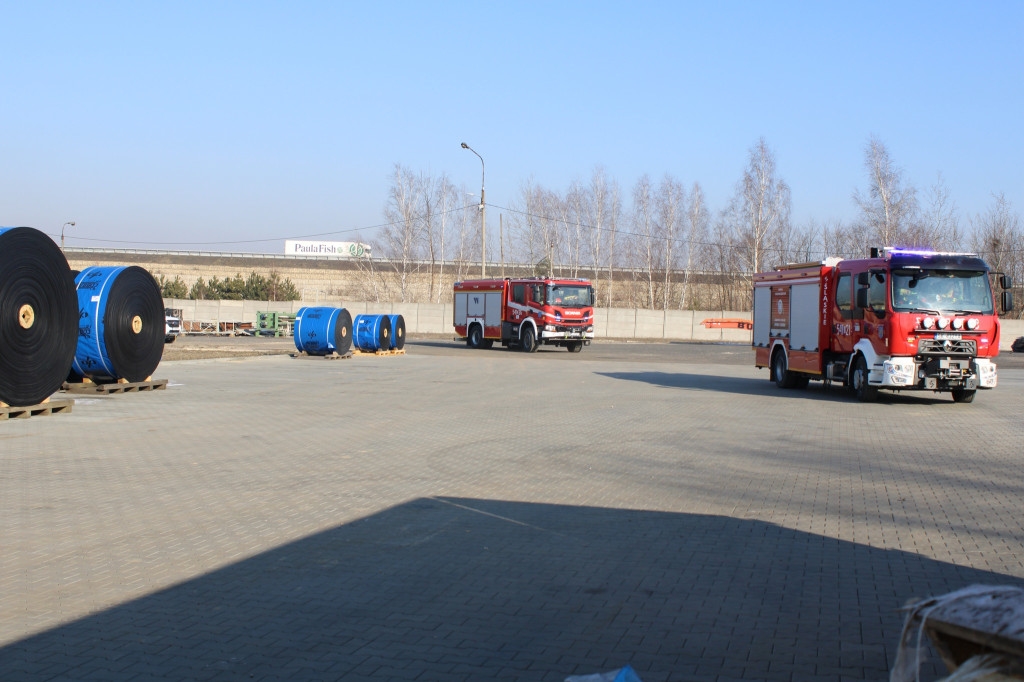 Piekary Śl. Ćwiczenia  w zakładzie Cobra Europa