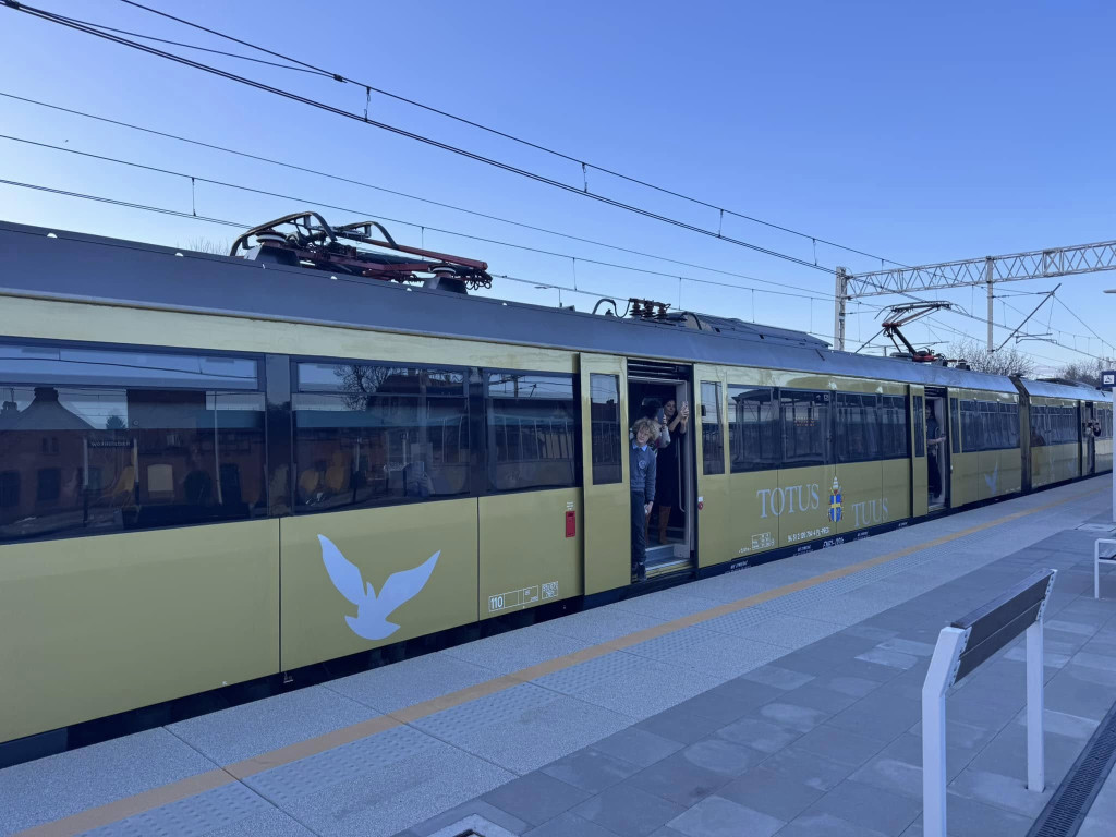 Pociąg Papieski w Radzionkowie i Tarnowskich Górach