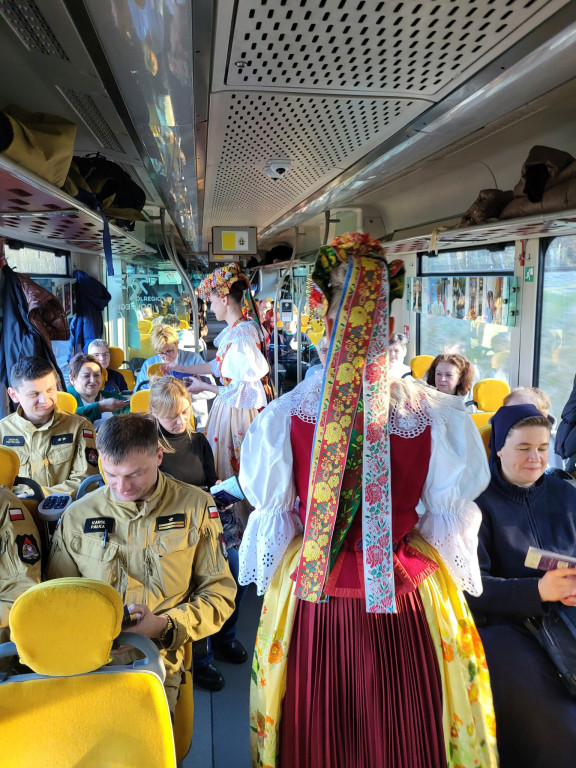 Pociąg Papieski w Radzionkowie i Tarnowskich Górach