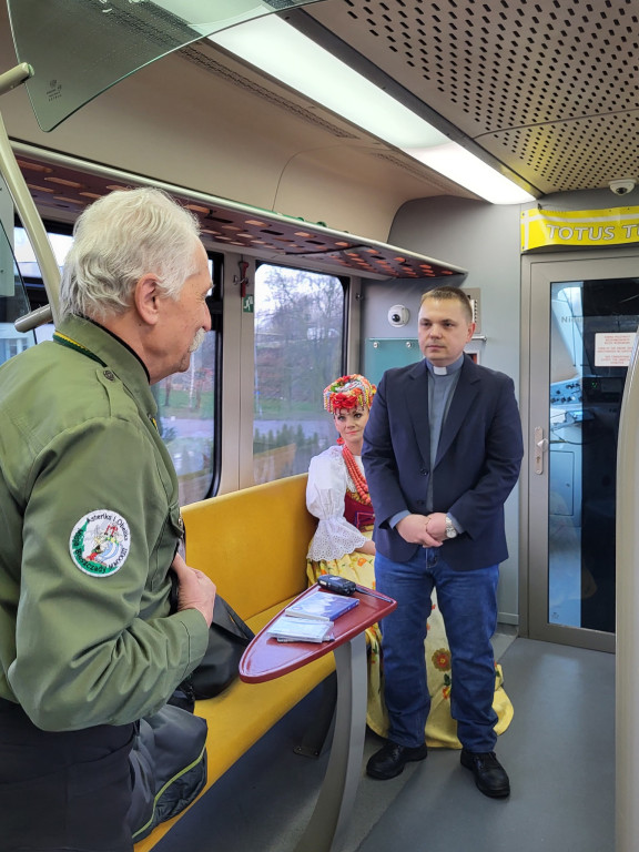 Pociąg Papieski w Radzionkowie i Tarnowskich Górach