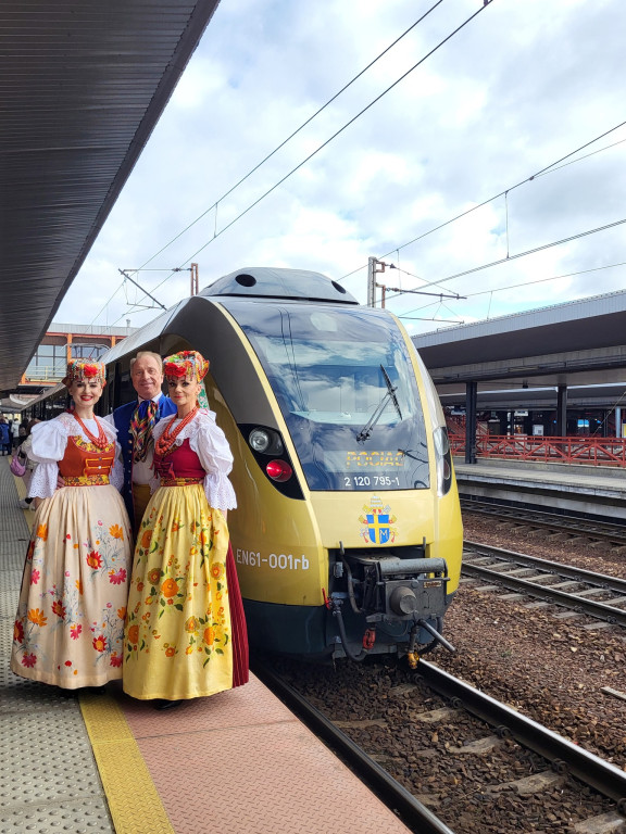 Pociąg Papieski w Radzionkowie i Tarnowskich Górach