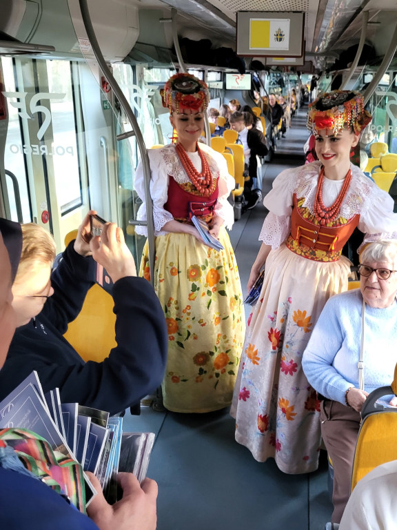 Pociąg Papieski w Radzionkowie i Tarnowskich Górach