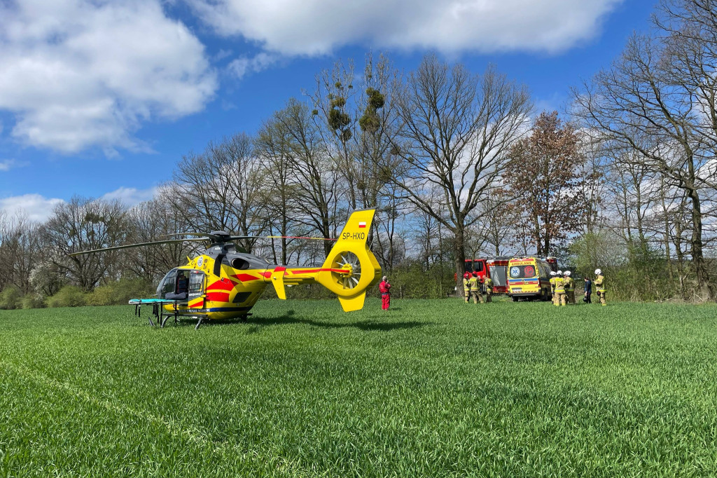 Pechowy upadek z konia, wezwano LPR