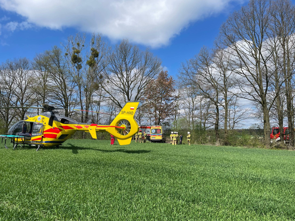 Pechowy upadek z konia, wezwano LPR