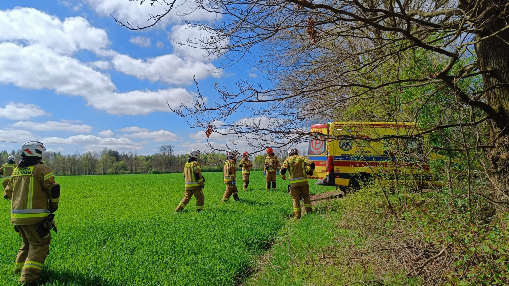 Pechowy upadek z konia, wezwano LPR