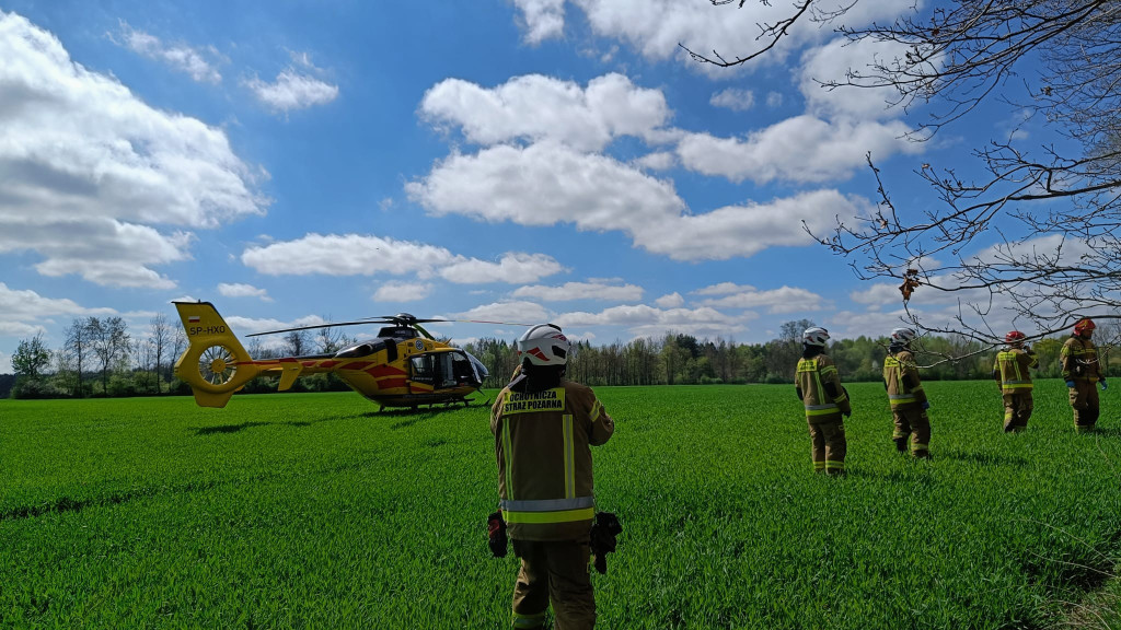 Pechowy upadek z konia, wezwano LPR