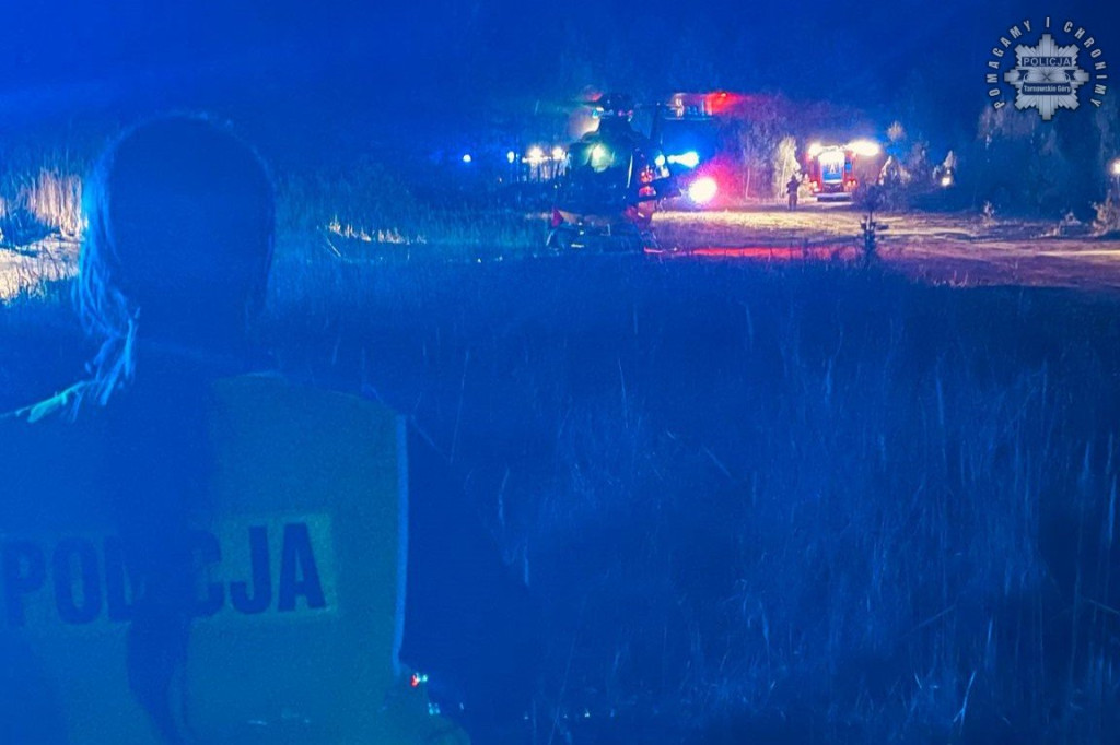 Wypadek 16-latka na motocyklu, interwencja LPR