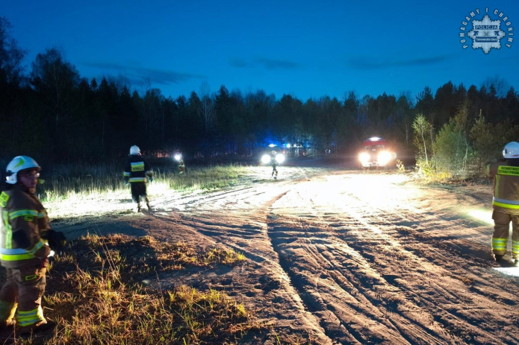 Wypadek 16-latka na motocyklu, interwencja LPR
