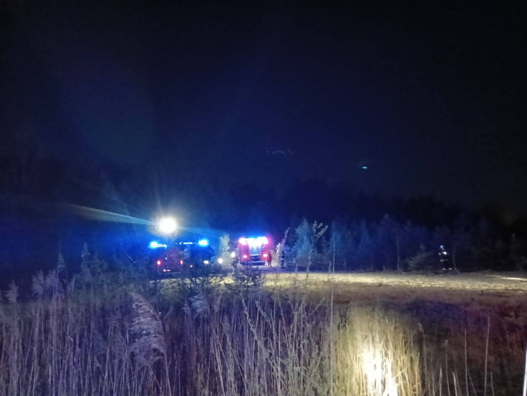 Wypadek 16-latka na motocyklu, interwencja LPR