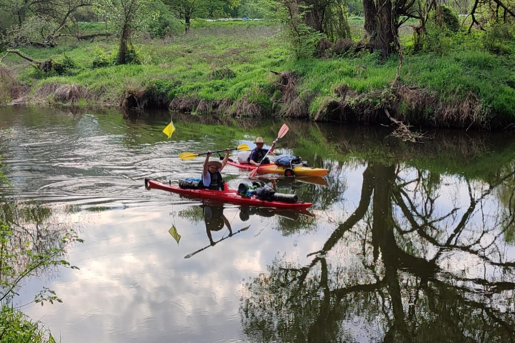 Kajakiem nad morze. Początek wyprawy