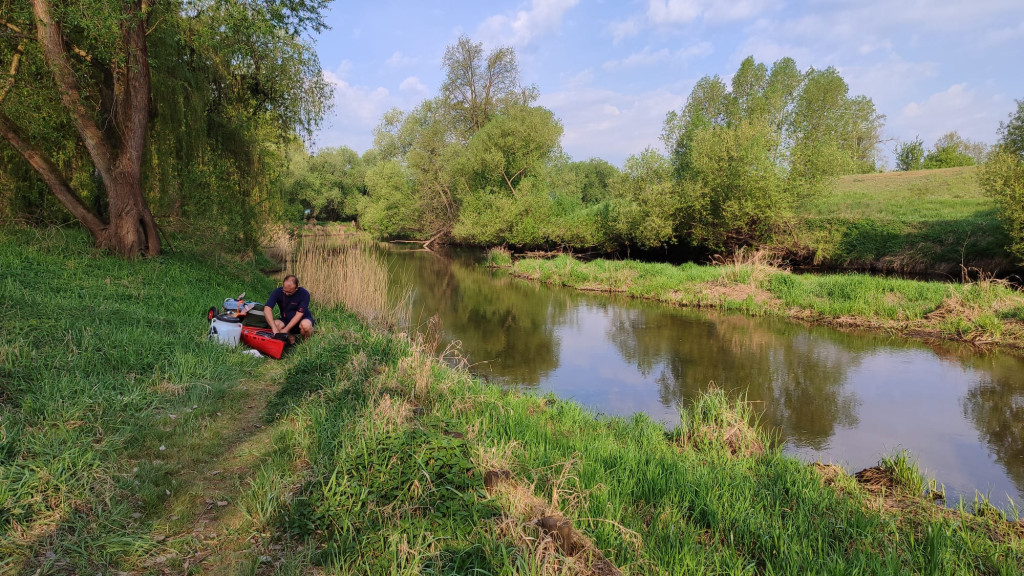 Kajakiem nad morze. Początek wyprawy