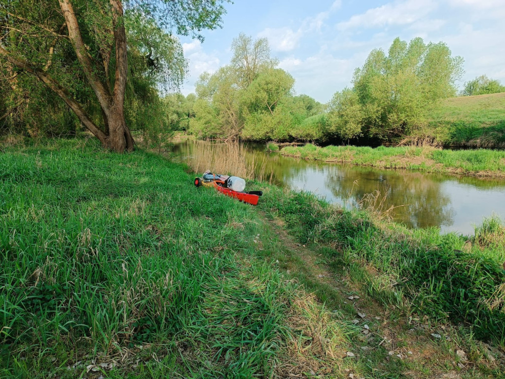 Kajakiem nad morze. Początek wyprawy