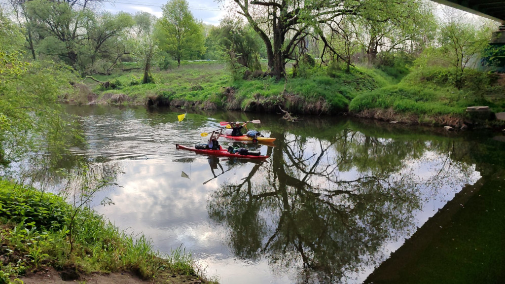 Kajakiem nad morze. Początek wyprawy