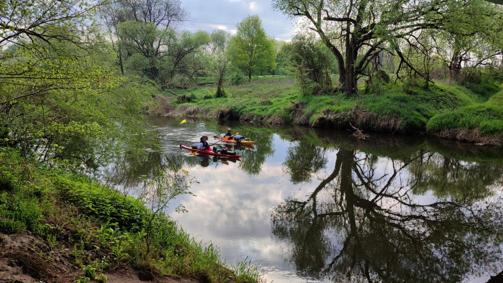 Kajakiem nad morze. Początek wyprawy
