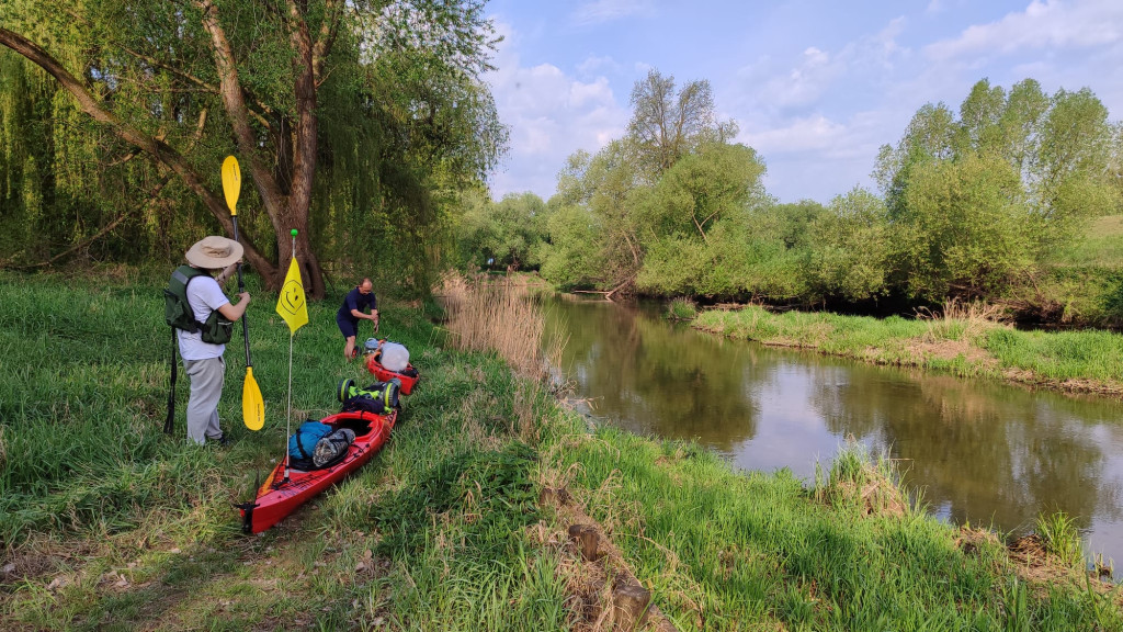 Kajakiem nad morze. Początek wyprawy