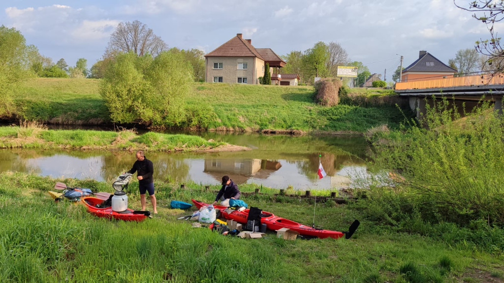 Kajakiem nad morze. Początek wyprawy