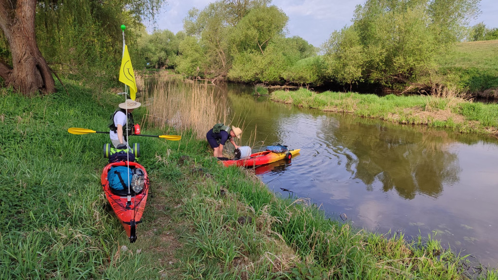 Kajakiem nad morze. Początek wyprawy