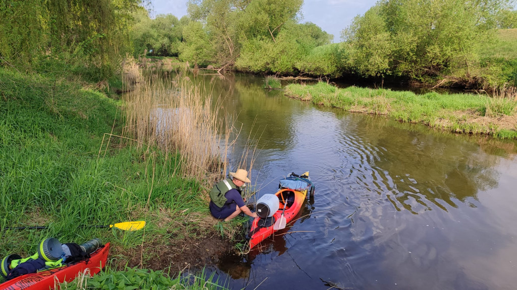 Kajakiem nad morze. Początek wyprawy