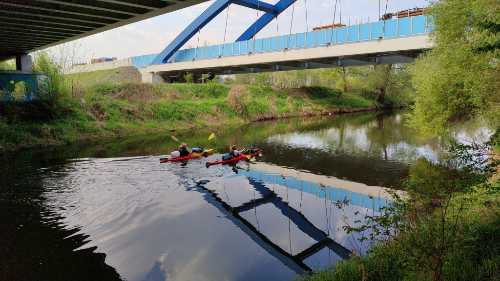 Kajakiem nad morze. Początek wyprawy