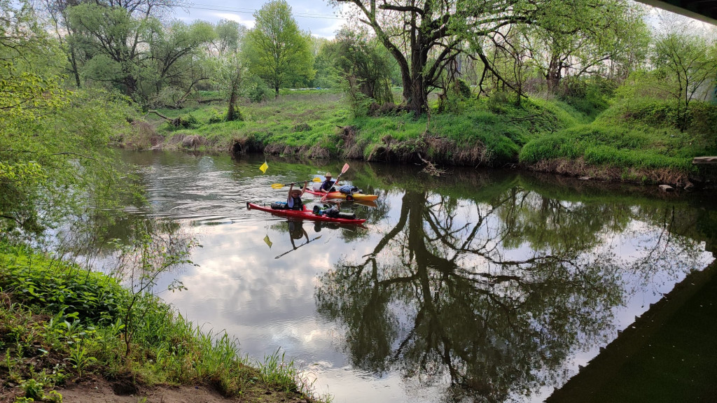 Kajakiem nad morze. Początek wyprawy