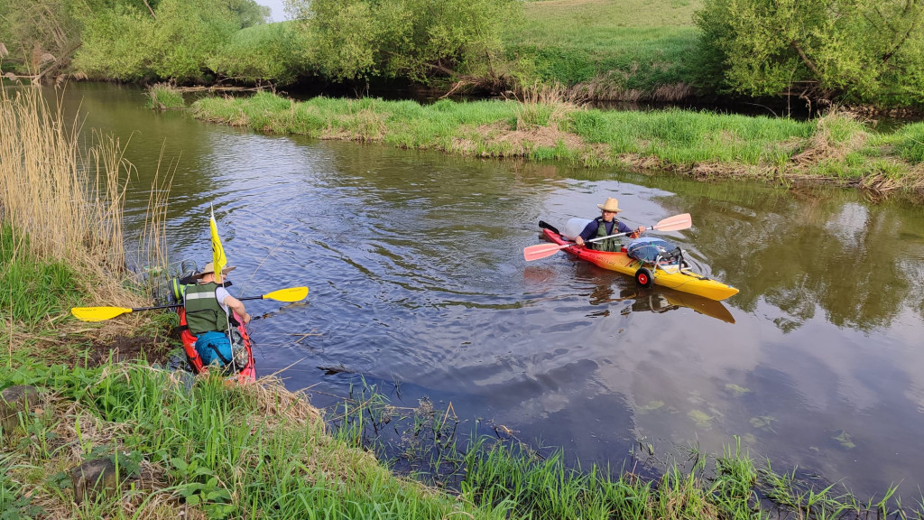 Kajakiem nad morze. Początek wyprawy