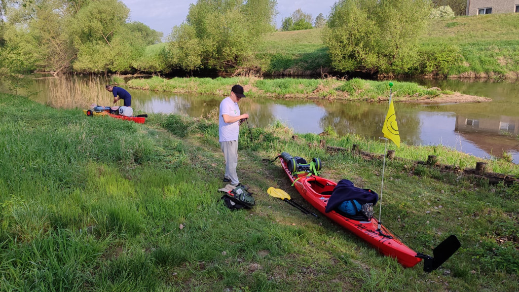 Kajakiem nad morze. Początek wyprawy