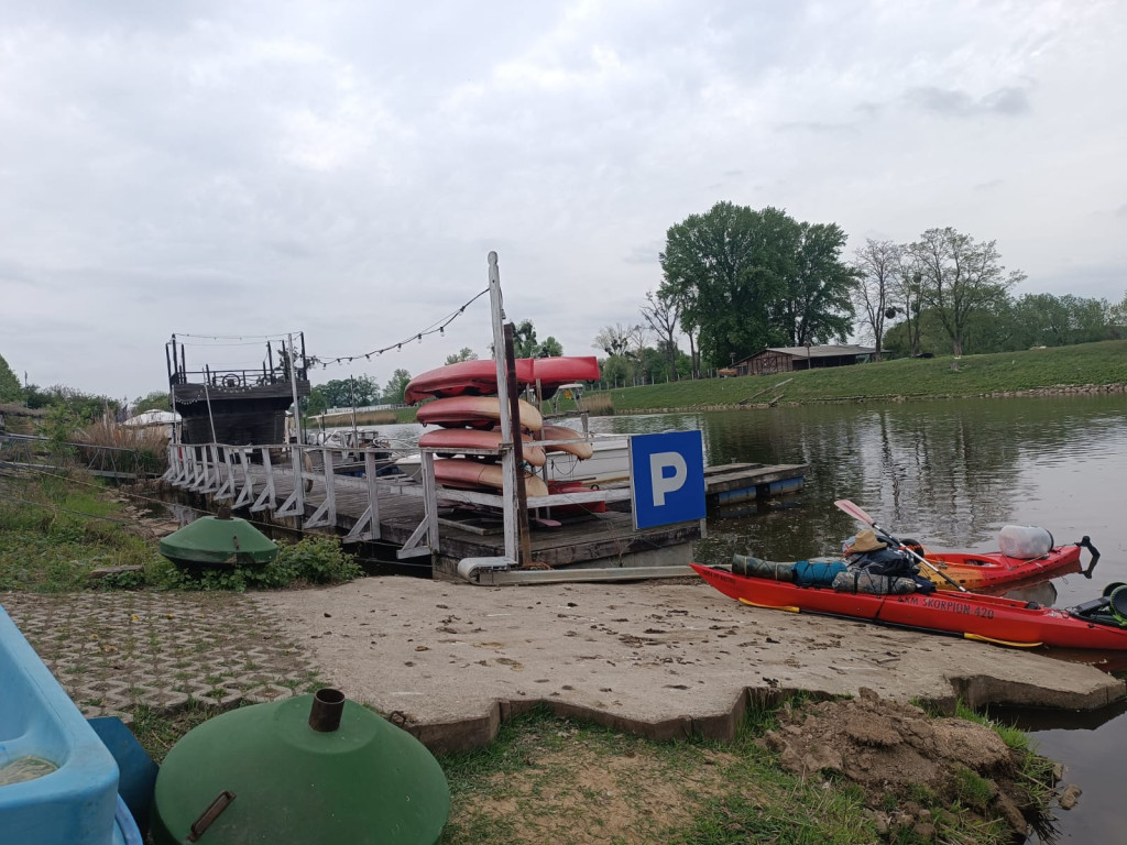 Kajakiem nad morze. Początek wyprawy