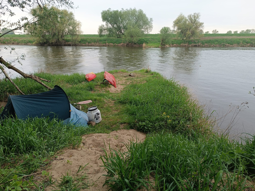 Kajakiem nad morze. Początek wyprawy