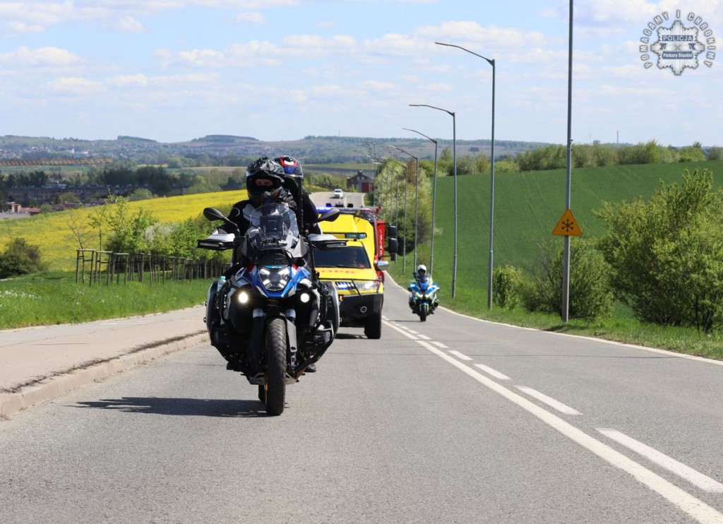 Parada motocykli na ulicach miasta