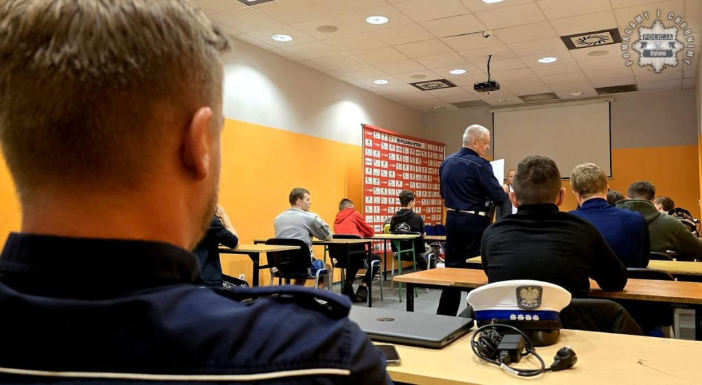 Bytom, Nakło Śl. Uczeń szkoły rolniczej na czele