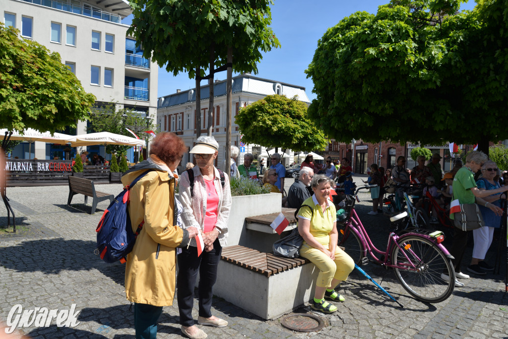 Tarnowskie Góry. Dzień Flagi na rynku