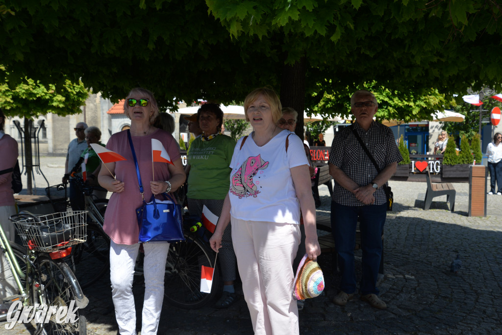 Tarnowskie Góry. Dzień Flagi na rynku