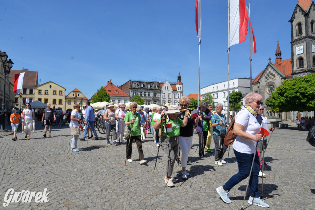 Tarnowskie Góry. Dzień Flagi na rynku