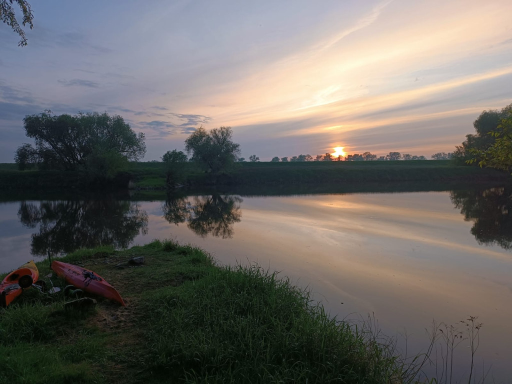 61 km wiosłowania jednego dnia, Bałtyk już bliżej