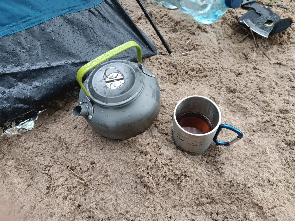 61 km wiosłowania jednego dnia, Bałtyk już bliżej