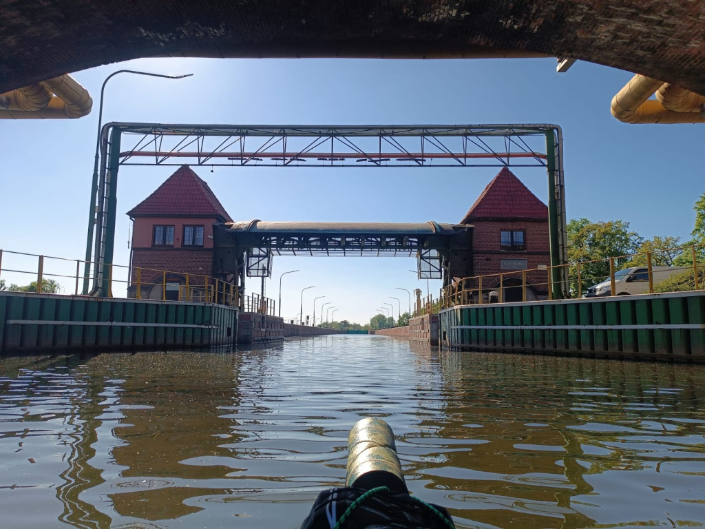61 km wiosłowania jednego dnia, Bałtyk już bliżej