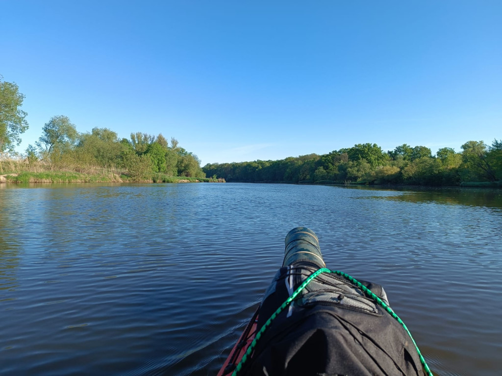 61 km wiosłowania jednego dnia, Bałtyk już bliżej