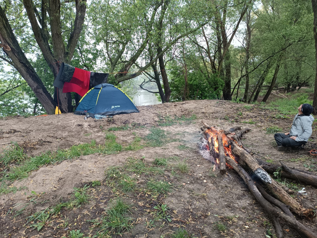 61 km wiosłowania jednego dnia, Bałtyk już bliżej