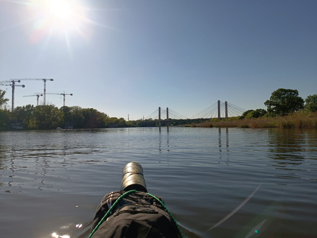 61 km wiosłowania jednego dnia, Bałtyk już bliżej