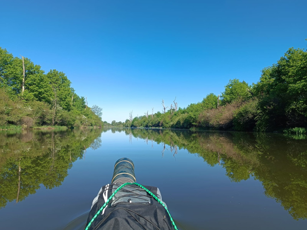 61 km wiosłowania jednego dnia, Bałtyk już bliżej