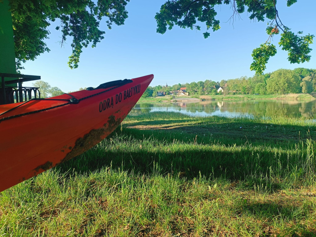 61 km wiosłowania jednego dnia, Bałtyk już bliżej