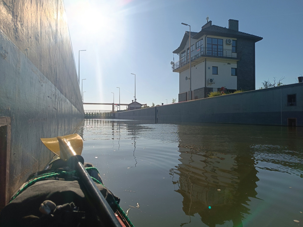 61 km wiosłowania jednego dnia, Bałtyk już bliżej