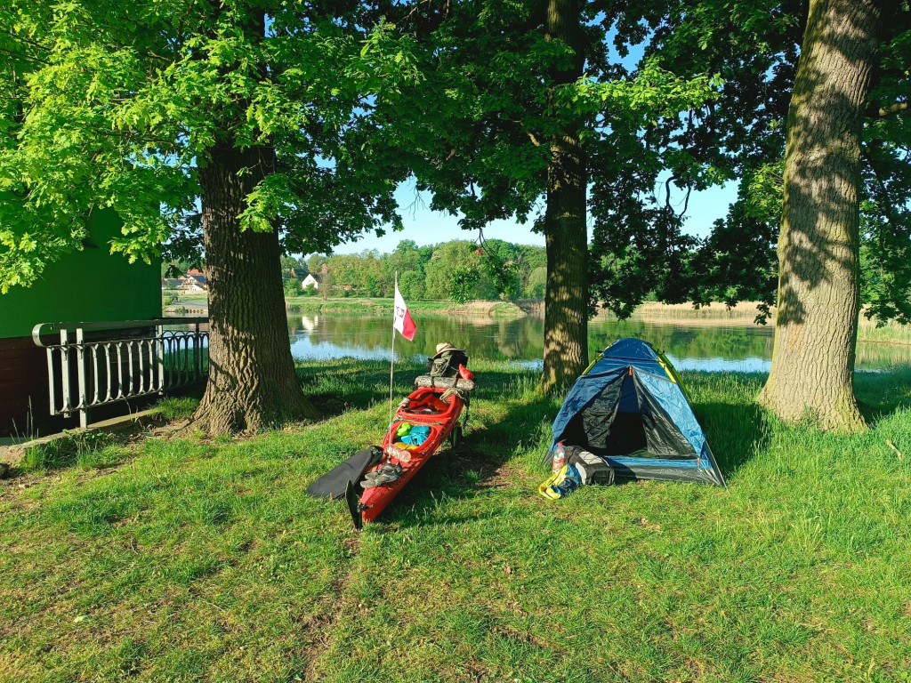 61 km wiosłowania jednego dnia, Bałtyk już bliżej