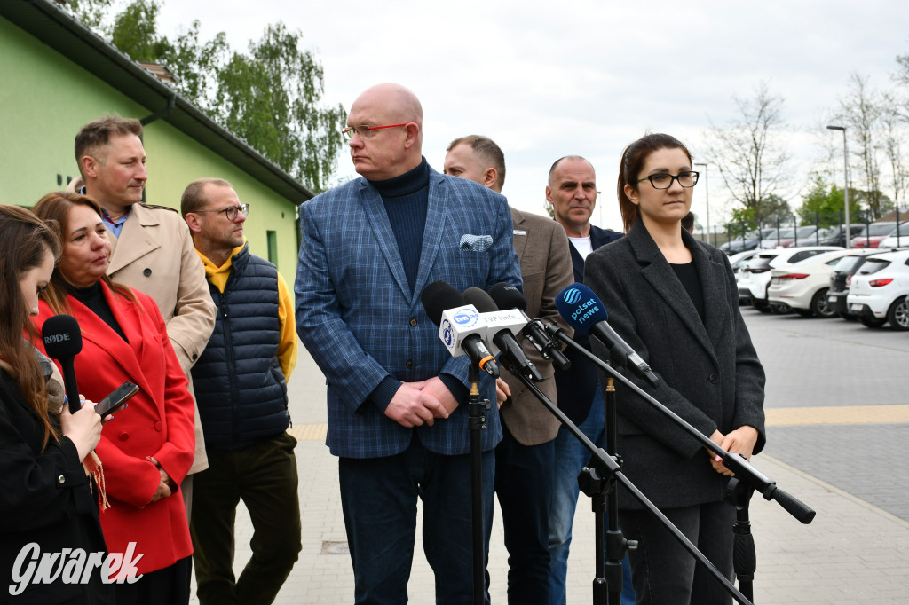 Szymon Hołownia odwiedził powiat tarnogórski