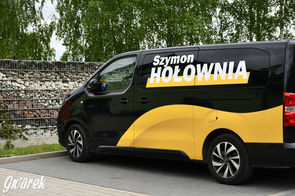 Szymon Hołownia odwiedził powiat tarnogórski