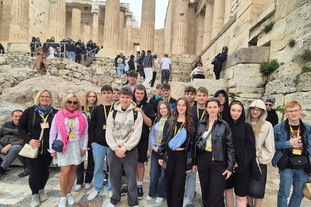 Uczniowie z Radzionkowa na praktykach w Grecji