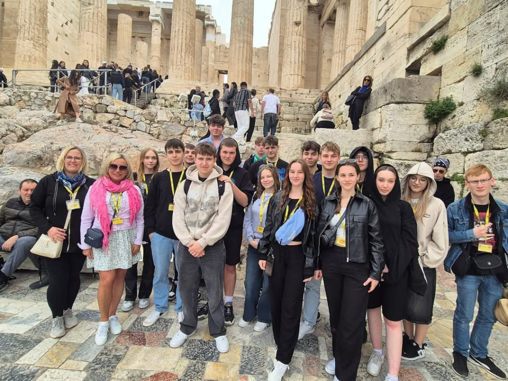 Uczniowie z Radzionkowa na praktykach w Grecji